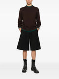 sacai contrast-trim crew-neck sweater