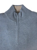HARTFORD quarter-zip knit sweater